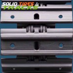 300mm Excavator Steel Tracks with Grouser Shoes x 44 links - Heavy Duty