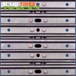 450mm Excavator Steel Tracks with Grouser Shoes x 39 links - Heavy Duty