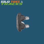 400mm Bolt-On Rubber Pad 135mm Pitch- Heavy Duty