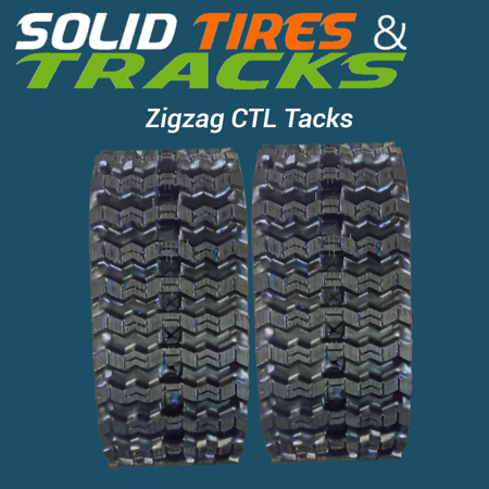 320x86x54 CTL Rubber Track-Zig Zag